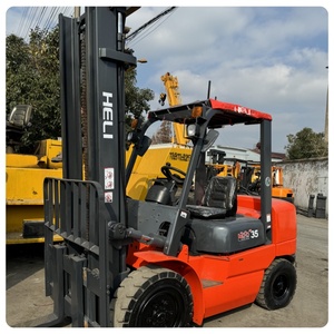 Chariot élévateur Heli FD35 d'occasion de 3,5 tonnes avec moteur, boîte de vitesses et roulement d'origine de Chine, rapport inclus, en promotion - Product Image 6