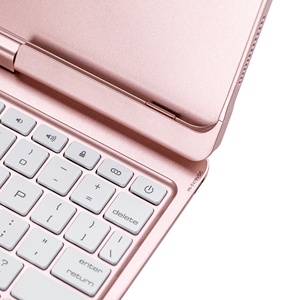 WITSPAD F11AS ทัชแพดขนาดเต็ม RGB แบ็คไลท์ 360 องศา หมุนได้ คีย์บอร์ดไร้สาย USB-C พร้อมเคสสำหรับ <span class=keywords><strong>iPad</strong></span> 10.9 นิ้ว/<span class=keywords><strong>Pro</strong></span> 11/Air 11 นิ้ว - Product Image 4