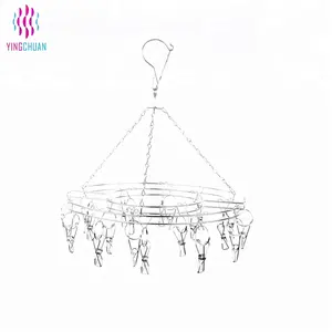 Multifunctional clothes hanger replaceable disassembly stainless steel pegs hanger drying rack