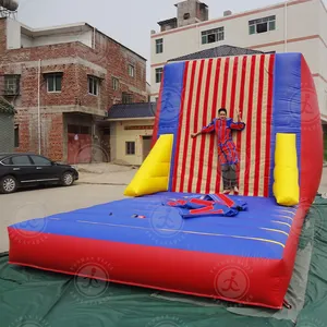 Customized Commercial Inflatable Sticky Wall For Sport Games,Giant Inflatable Air Climbing Wall Sticky Wall For Adults And Kids