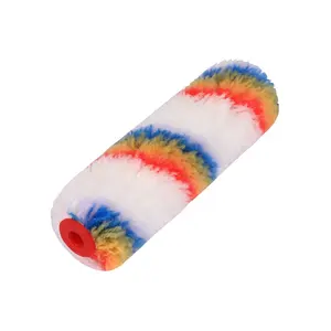 Gran oferta de 4 pulgadas Rainbow Six Stripes acrílico Mini cubierta de rodillo de pintura