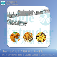 Équipement d'extrusion à double vis pour barres de céréales fourrées et biscuits croustillants
