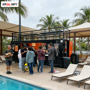 Premium Container Modular Street Food Restaurant Bar Mobile Kitchen Trailer - Product Image 4