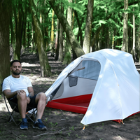 Tente d'été ultra-légère en nylon pour une personne, idéale pour la randonnée en plein air, l'alpinisme quatre saisons, le camping, imperméable et à montage rapide