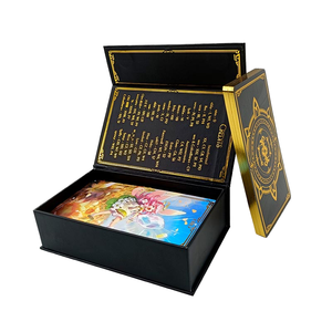 Cartas de Tarot Personalizadas de Alta Calidad con Borde Dorado, Juego de Adivinación de Lujo con Lámina Dorada y Caja Magnética - Product Image 1