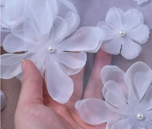 2025 magnifique 100cm voiles de mariée court <span class=keywords><strong>voile</strong></span> de mariage 3D fleurs Communion couronne pour filles <span class=keywords><strong>Mini</strong></span> Bachelorette fête accessoires - Product Image 3