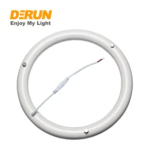 Yedek floresan tüp ışıkları için 9W 10W 14W 18W 20W harici dahili dalgıç Circline LED tüp