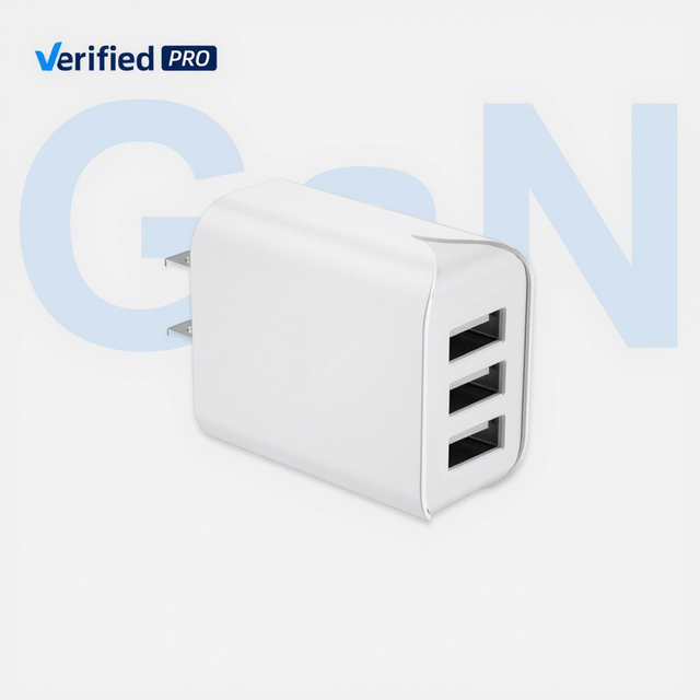 TKT High Quality Electric USB-C 65W 3-Port PD Fast Charging Desktop AC Adapter with QC4.0 for Phones & Tablets