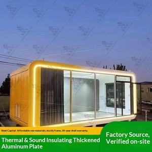 Diseño y Construcción de Cabañas de Acero Ligero para Alojamientos y Desayunos, Estructura de Acero de Alta Gama para Puntos Turísticos, Edificio de Ensamblaje de Alojamientos y Desayunos Móviles, Ahorro de Energía - Product Image 1