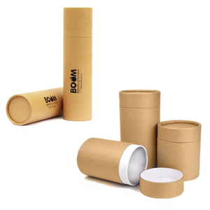 Các tông vận chuyển ống gửi thư Áp phích bao bì ống hộp tròn giấy màu nâu kraft Ống - Product Image 6