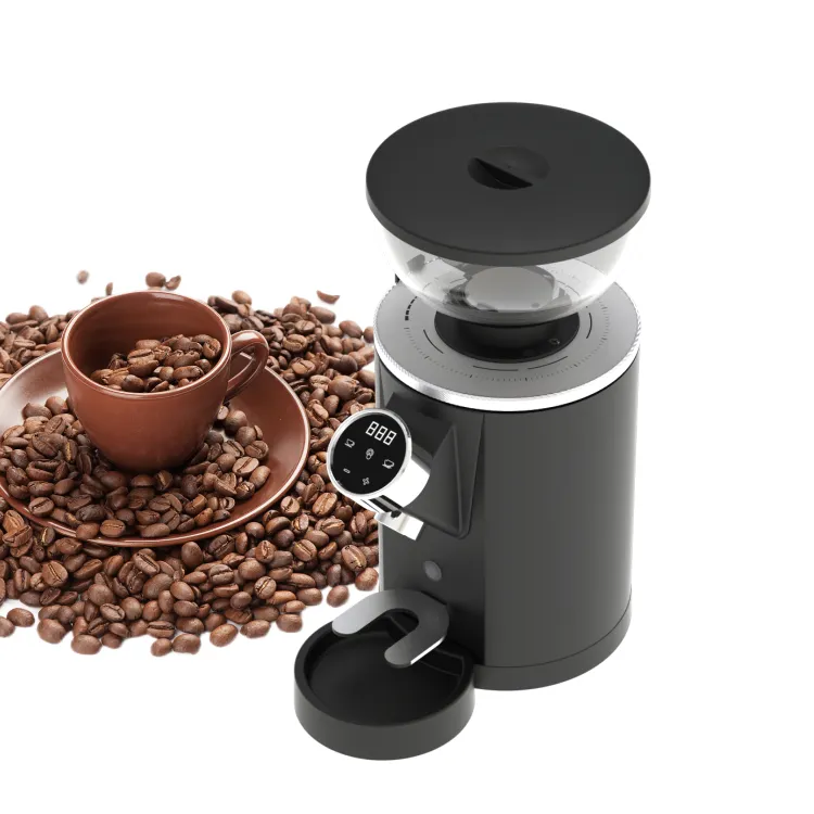 Rectificadora automática Cafetera eléctrica Molinillo de café expreso Molinillo de café comercial de acero inoxidable