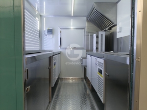 Cuisine mobile entièrement équipée sur mesure de haute qualité, mini remorque alimentaire de rue - Product Image 4