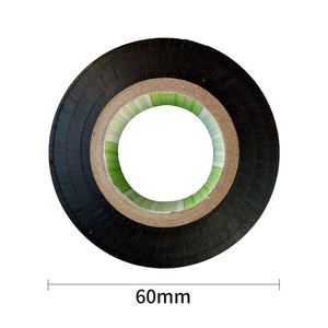 PVC Insulating Tape Black 60mm 10m Waterproof High Temperature Resistant Electrical Flame Retardant <b>Butyl</b> Tape - Product Image 1