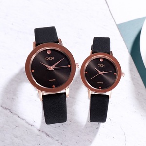 New <b>couple</b> <b>watches</b> simple and stylish leather strap waterproof quartz women's <b>watch</b> - Product Image 1