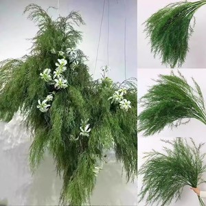ระบบต้นไผ่จำลองสำหรับใช้ในห้องจัดงานแต่งงานระบบสีเขียวหญ้าต้นยูคาลิปตัสจำลองยอดต้นไผ่ - Product Image 2