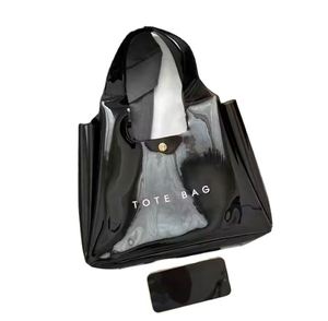 Bolsa de Mano de PVC Personalizada de Moda con Botón a Presión, Bolsa de Playa Transparente para Compras, Artículo Promocional - Product Image 6