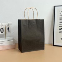 Sacs en papier kraft brun de luxe écologiques recyclés, design personnalisé LH, caractéristiques aseptiques, impression offset, emballage cadeau, magnétique