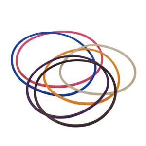 تخفيضات كبيرة خواتم سيليكون مطاطية ملونة يا خواتم مقاومة درجات الحرارة العالية - Product Image 1