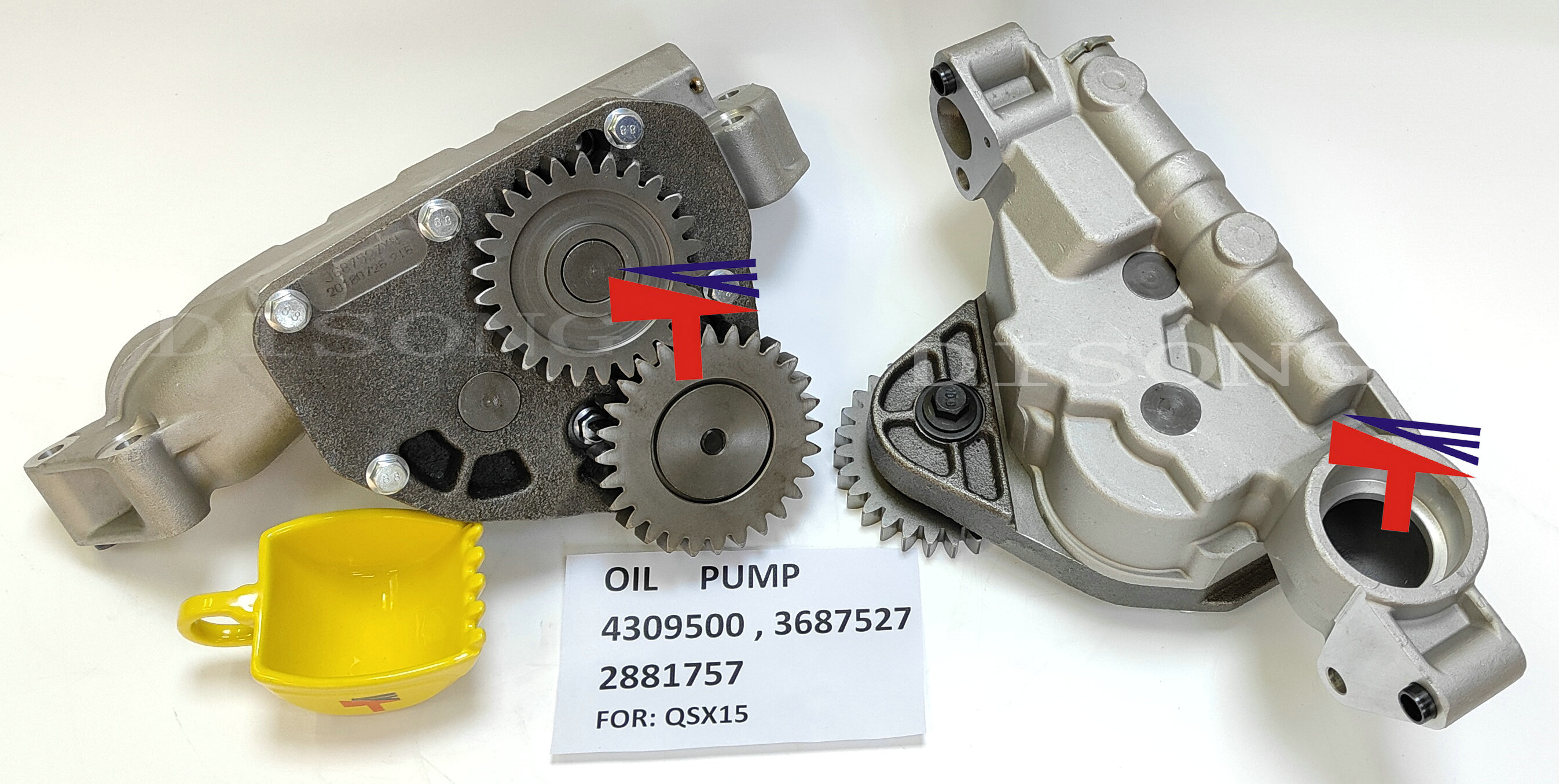 2881757 5532492 for Excavator ISX15 QSX15 Engine Parts Oil Pump