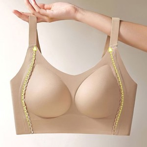 Reggiseno da donna alla moda con bottoni posteriori regolabili e morbido lattice, <span class=keywords><strong>senza</strong></span> ferretti, ideale per la casa. - Product Image 2