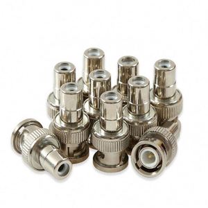 Conector macho BNC a conector hembra RCA, adaptador de conector de conversión recta, cámara de seguridad CCTV, toma de vídeo Rca - Product Image 1