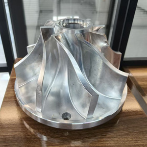 Fabricante de Impulsores de Acero Inoxidable Mecanizados por CNC para Bombas Centrífugas, Compresores y Sopladores, Pieza de Mecanizado Personalizada de 5 Ejes No Estándar - Product Image 1