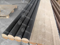 Panneaux de tambours 3D MDF super flexible Panneau mural cannelé en bois de chêne blanc/noyer noir