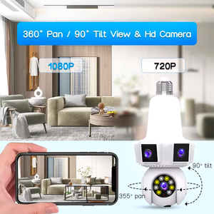 E27 ổ cắm Wifi Bulb <span class=keywords><strong>Camera</strong></span> 3 màn hình <span class=keywords><strong>CCTV</strong></span> giám sát an ninh 1080 HD Wifi Bulb <span class=keywords><strong>Camera</strong></span> IR Night Vision mạng <span class=keywords><strong>IP</strong></span> <span class=keywords><strong>Camera</strong></span> - Product Image 3