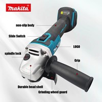 Meilleures ventes - Meuleuse d'angle sans fil Makita DGA404 18V LXT sans balais, 125 mm (5 po), outil électrique pour couper, meuler et polir