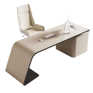 Ceo scrivania ufficio Paint-cotto tavolo capo <span class=keywords><strong>fabbrica</strong></span> vendita diretta vendita calda di lusso facile installazione scrivania da ufficio - Product Image 5
