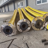 Tuyau de dragage sur mesure avec brides flottantes ou fixes, tuyau souple en caoutchouc pour le refoulement de boues pour projets de quais