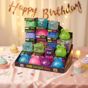 Cube Moulable Anti-Stress en TPR à Rebond Lent pour Enfants et Adultes – Vente en Gros - Product Image 1