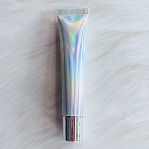 20g Large Capacity Unlabeled Empty Bottle In Stock 24K Gold Foil Hyaluronic Acid Lip <b>Gloss</b> Laser <b>Clear</b> Lip Glaze - Product Image 2