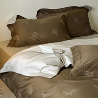 Parure de lit de luxe en gros, ensemble de couette et draps pour lit King Size, couvre-lit Queen Size, ensembles de literie d'hôtel