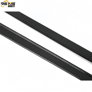 Minigonne Laterali in Fibra di Carbonio Prepreg Stile MP per BMW Serie 5 G60 G68, Kit Carrozzeria di Alta Qualità e Durevole - Product Image 2