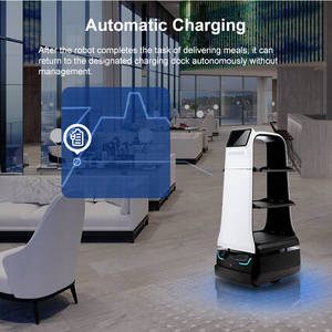 Robot humanoïde de livraison de nourriture <span class=keywords><strong>Pudu</strong></span> Bella pour supermarchés, doté d'intelligence artificielle - Product Image 4