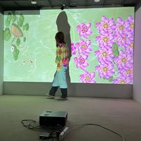 Système de projection immersive AR pour sol et mur, écran LCD interactif tout-en-un, projecteur en aluminium
