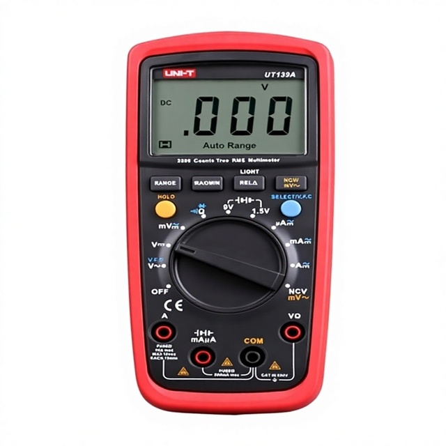 UT139A High Accuracy True RMS Digital Multimeter NCV Auto Range AC/DC Amp/Volts Ohm Tester with Data Hold NCV 600V