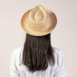 Sombrero Fedora de Paja Sisal de Lujo Tejido a Mano con Ala Corta, Estilo Casual, para Primavera/Verano, Protección Solar para Exteriores - Product Image 3