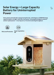 Comedero Inteligente para Pájaros con Cámara – Energía Solar, Control por Aplicación, Identificación de Aves y Alerta de Nivel de Comida - Product Image 4