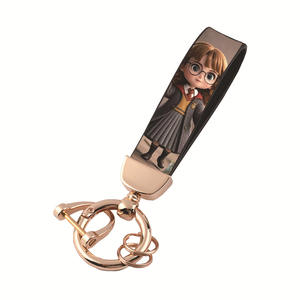 Nuovi Portachiavi di <span class=keywords><strong>Harry</strong></span> Potter, Personaggi dei Film, Cartoni Animati, Carini e Creativi, Antifurto, in Pelle e Metallo con Stampa UV, Moda all'Ingrosso - Product Image 6