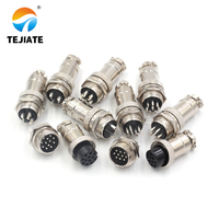 Adaptateur de prise d'aviation GX20-2/3/4/5/6/7/8/9/10/12P, connecteur magnétique Pogo Pin, prise DC 5,5 mm, connecteur coaxial