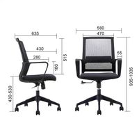 Chaises de bureau confortables pour le personnel, réglables en hauteur, pivotantes et avec roulettes, vente en gros
