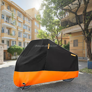 Housse de moto imperméable noire et orange pour <span class=keywords><strong>scooter</strong></span> extérieur et intérieur - Product Image 4