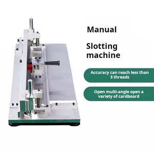 Machine semi-automatique manuelle à rainurer en V pour la fabrication d'échantillons, avec lames en acier, pour couper le carton, le carton gris et le papier, idéale pour la <span class=keywords><strong>reliure</strong></span> - Product Image 5