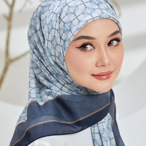 Custom Designed Breathable Digital Printing Cotton Voile Ethnic <b>Bandanas</b> Fashioned Hijab Scarf for Muslim <b>Women</b> Ladies All - Product Image 4