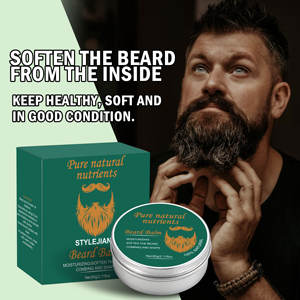 La migliore vendita di balsamo <span class=keywords><strong>per</strong></span> la barba da uomo Private Label idratante <span class=keywords><strong>per</strong></span> la pelle e riduce il balsamo <span class=keywords><strong>per</strong></span> la barba in legno di sandalo - Product Image 2
