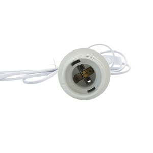 EU <strong>Plug</strong> 1.8m Power <strong>Cord</strong> E27 Half Teeth <strong>Lamp</strong> Base Holder <strong>With</strong> Switch Wire for Pendant Fixture Hang <strong>Lamp</strong> - Product Image 3