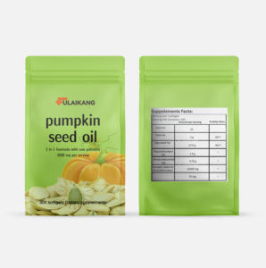 Huile de graines de <span class=keywords><strong>citrouille</strong></span> OEM/ODM avec extrait de palmier nain en gélules – Complément alimentaire à base de plantes pour adultes, pressé à froid, soutien immunitaire et croissance capillaire - Product Image 1