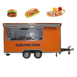 Carritos de Comida Rápida para Pizza, Hamburguesas, Papas Fritas, Remolque de Comida Móvil para Crepas Fritas, Cocina de Restaurante en Venta - Product Image 1